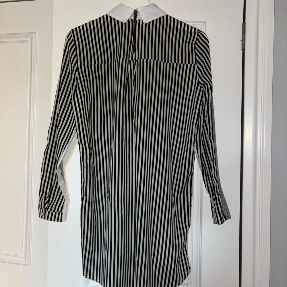 Collared Layered Sweater blouse Top - Picture 9 of 10